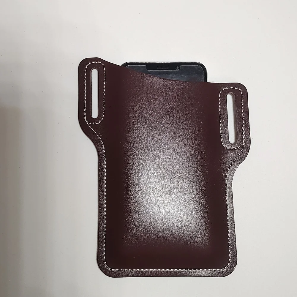 Brown Cell Phone Belt Sleeve New BROWN